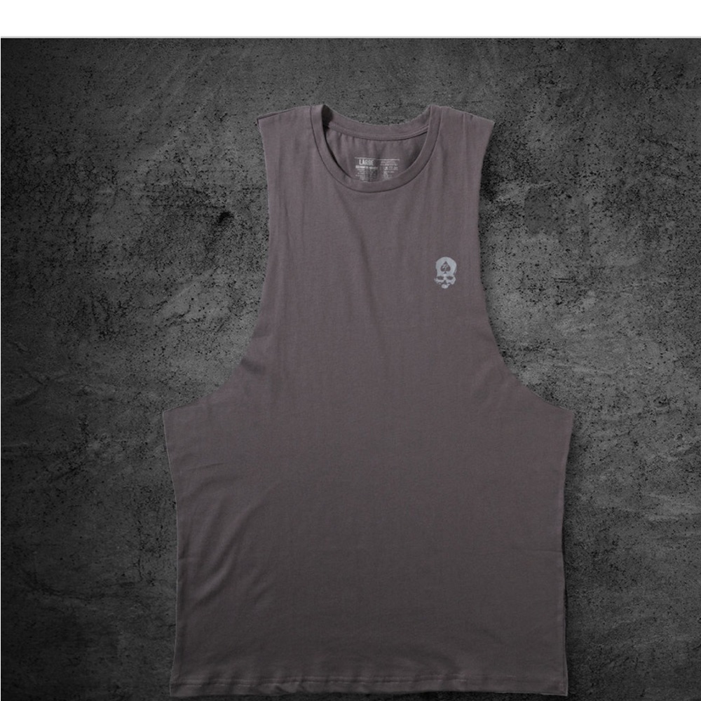 ZERO FOXTROT GYM TANK- charcoal - Picture 7 of 10